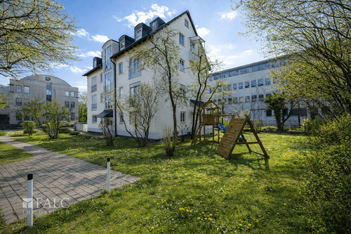 Spielplatz Visualisierung - 3 Zimmer Etagenwohnung in München