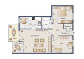 Grundriss - 3 Zimmer Etagenwohnung zum Kaufen in Osnabrück
