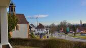 Blick Richtung Süden und den Alpengipfeln - 
