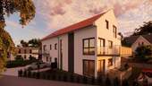 Haus Abend.jpg - Exklusive 1- 2 Zimmer Wohnung mit Terrasse und kleinen Gartenanteil
