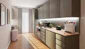 Küche - Etagenwohnung mit 66,20 m² in Düsseldorf zum Kaufen