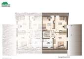 Grundriss Dachgeschoss -DHH 2 - 