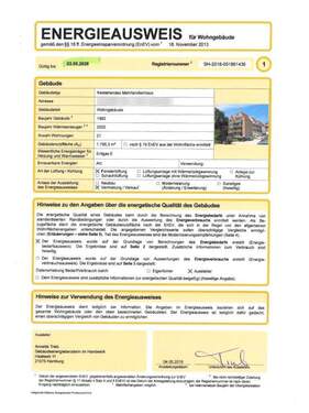 Energieausweis - 