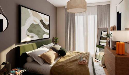 Das Schlafzimmer bietet Raum zur Entspannung - 