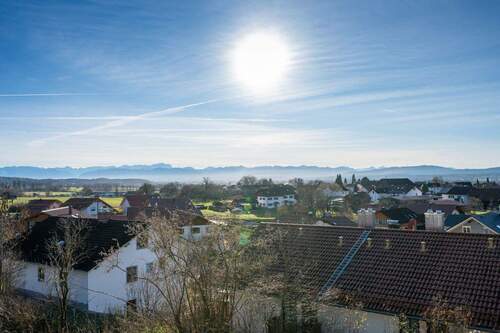 Ausblick Schlafzimmer - 5 Zimmer Doppelhaushälfte zum Kaufen in Pähl