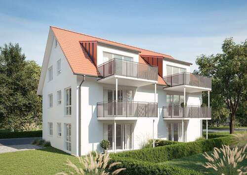 Außenansicht Haus 2 - Etagenwohnung mit 104,10 m&sup2; in Langenbeutingen zum Kaufen