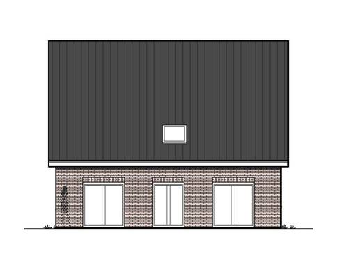 Ansicht gartenseitig - Einfamilienhaus mit 152,00 m&sup2; in Dülmen zum Kaufen