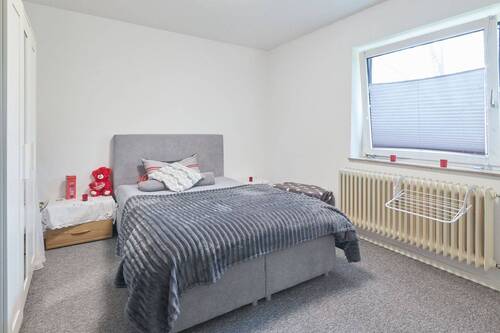 Schlafzimmer - Etagenwohnung mit 53,20 m&sup2; in Achim zum Kaufen