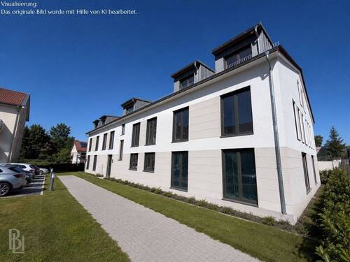 Außenansicht - Moderne 3-Zimmer Erdgeschosswohnung mit Terrasse im Herzen von Teltow