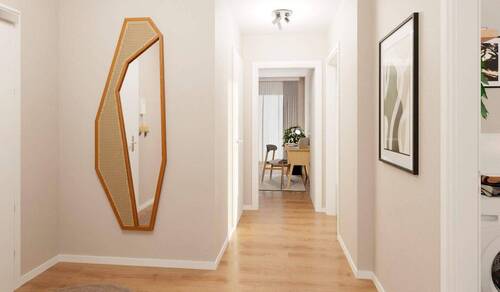 Eingangsbereich mit Platz für eine Garderobe - 