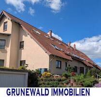 Ruhige Lage, Eigennutzung möglich: 3-Zimmer-Wohnung mit Garten und Garagen. - Jena Wogau