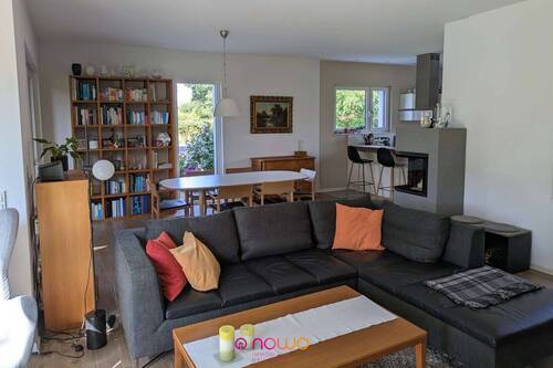 Wohnzimmer mit Kamin - 