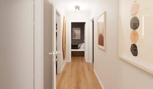 Weiterer Einblick in den Flur - 