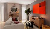 Wohnzimmer - Etagenwohnung mit 60,80 m² in Düsseldorf zum Kaufen