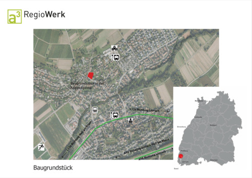 Baugrundstück.png - 3 Zimmer Etagenwohnung zum Kaufen in Binzen