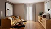 Wohnzimmer - Barrierefreie Eigentumswohnung mit Loggia und offenem Wohnbereich