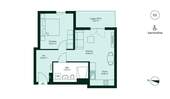 Grundriss der Eigentumswohnung WE159. - 