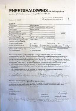 Energieausweis S.1 - 