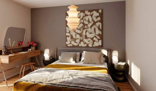 Geräumiges Schlafzimmer - Wohnung mit Balkon und Keller - 261.900,00&nbsp;EUR Kaufpreis, ca.&nbsp; 49,30&nbsp;m&sup2;&nbsp;Wohnfl&auml;che