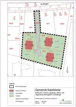 Lageplan - Grundstück in Kabelsketal