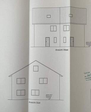 Haus 1+2_Ansichten Süd_West - Grundstück in Kabelsketal zum Kaufen