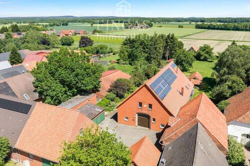 Luftbild - 1 Zimmer Bauernhaus, Landhaus in Wiedensahl