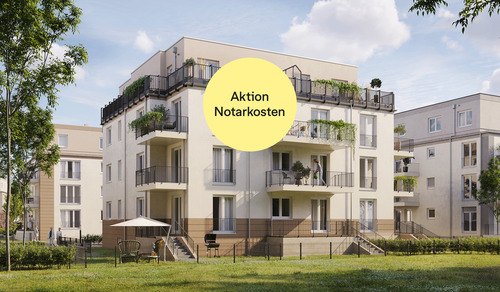 Aktion Notarkosten - Geräumige Erdgeschosswohnung mit Garten und Terrasse