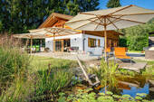 Blick vom Weiher - 