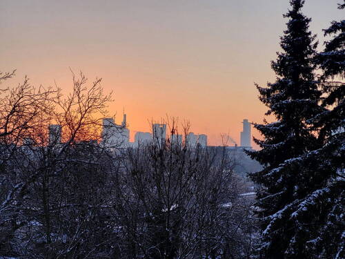 Skyline im Winter - 