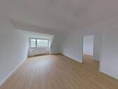 Ansicht I: Wohnzimmer - ** Große 2,5-Zimmer-Dachgeschosswohnung mit Badewanne **
