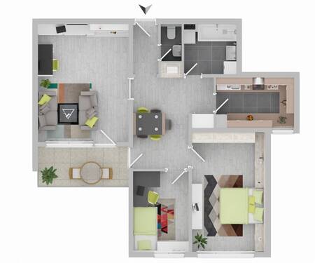 Wohnung - 