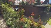Blick auf Weg + Carport - 