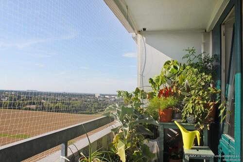 Blick nach und über München - 