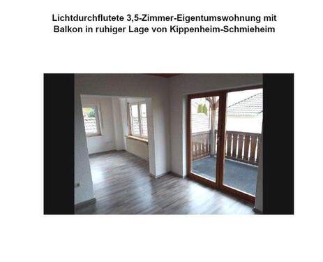 Wohnung - Tolle lichtdurchflutete 3,5 Zimmer mit Balkon in ruhiger Lage in KippenheimSchmieheim