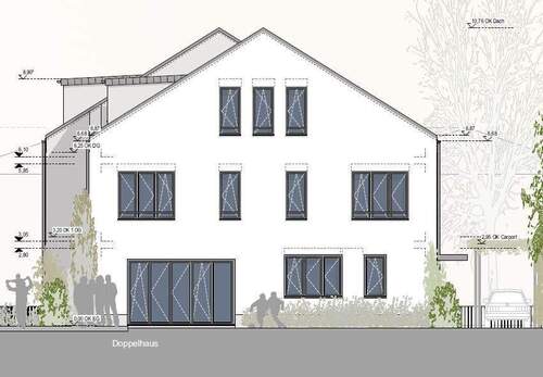 Ansicht Süd DH - Mehrfamilienhaus, Wohnhaus mit 122,30 m&sup2; in Leipzig zum Kaufen