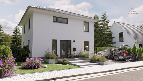 Stadthaus-Flair-124-Strasse - Stadthaus zum Wohlfühlen mit Keller in Waldbröl - Energiesparhaus EH 55 GEG