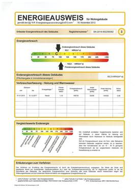 Energieausweis - 