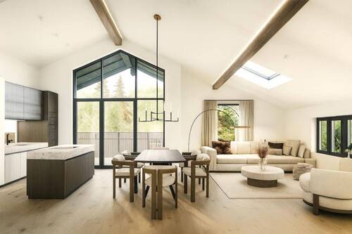 Wohnen- Essen - Exklusive Neubau-Dachgeschosswohnung mit alpinem Charme & modernem Wohnkomfort