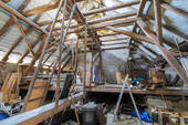 Unausgebauter Dachstuhl Scheune - 