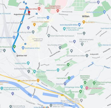 Weg zum Hauptbahnhof - 