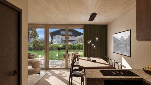 Titel - 4-Zimmer Erdgeschosswohnung im Garmischer Zentrum