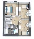 Dachgeschoss - 4 Zimmer Doppelhaushälfte in Aurich