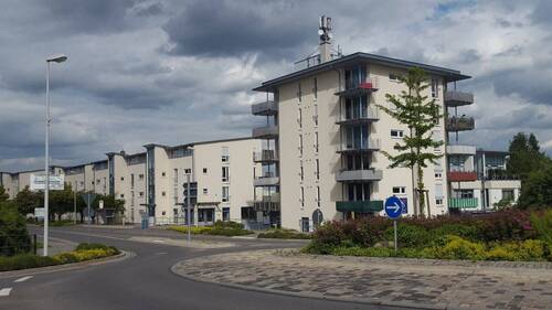 Wohnkomplex - Moderne 2-Raum-Wohnung mit großer Dachterrasse und TG-Stellplatz! Vermietet!