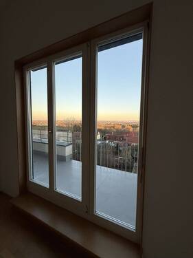 Blick auf Dachterrasse - 