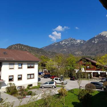 Aussicht vom Balkon - 3 Zimmer Etagenwohnung in Bad Reichenhall