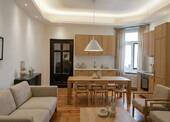 Virtual Staging Essbereich - 3 Zimmer Etagenwohnung in Berlin