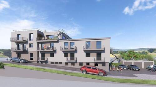 Außenvisualisierung - Modernes 1-Zimmer-Apartment - KfW-Förderung