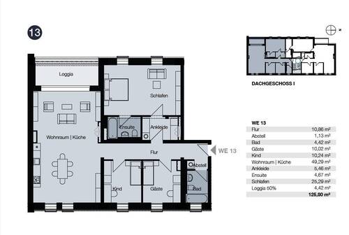 Edlichstraße WE 13 - Etagenwohnung mit 127,80 m&sup2; in Leipzig zum Kaufen