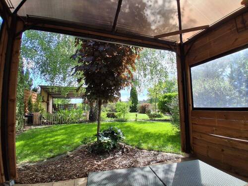 Ausblick aus Wintergarten - 