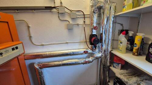 Heizungsrohre Isoliert - 